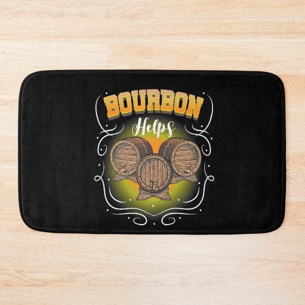 Item preview, Bourbon Helps Whiskey Whiskey Alcohol designed and sold by MooonTees.