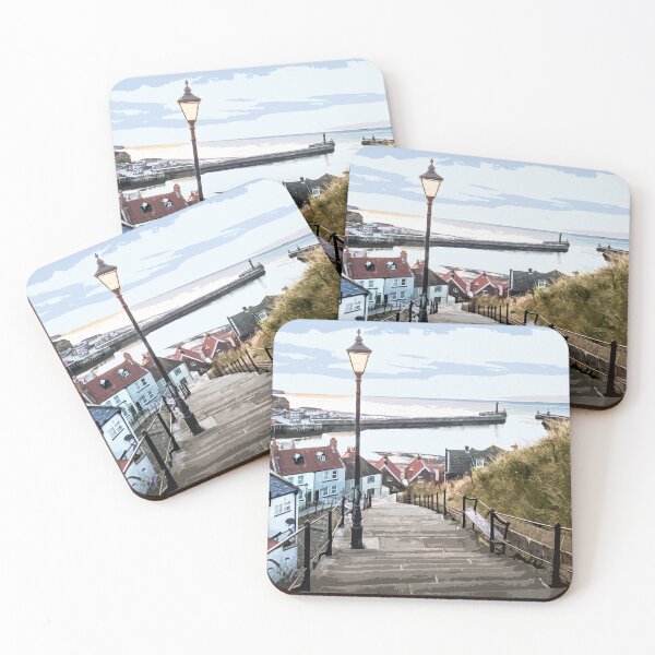 Item preview, Whitby 199 Steps North Yorkshire, England, uk designed and sold by BarbaraGlebska.