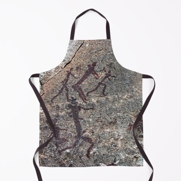 Item preview, African Prehistoric Rock Art Painting Hunting Scene designed and sold by worldways.
