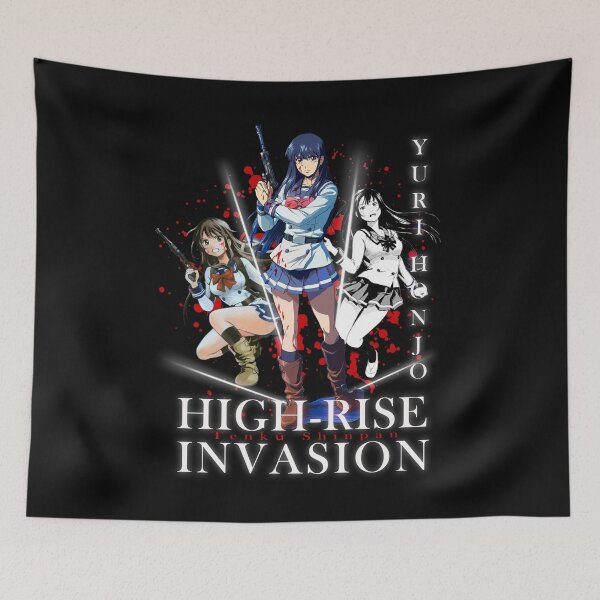 Item preview, High Rise Invasion Tenku Shinpan Yuri Honjo Tshirt designed and sold by Mr-Whatever.