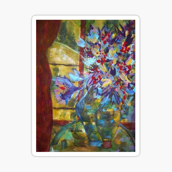 Metallic Florals Sticker