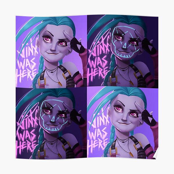 Jinx League Of Legends Posters Redbubble