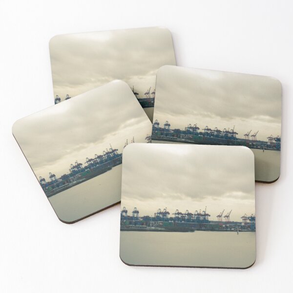 Item preview, cranes on the Elbe designed and sold by Harry Haywood.