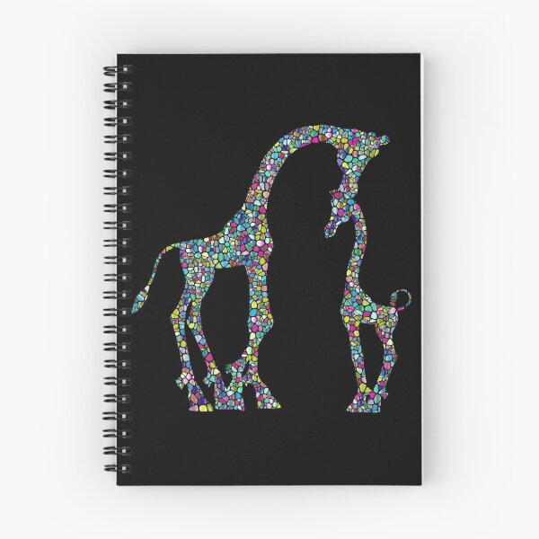 Item preview, Polyprismatic Tiled Mother And Child Giraffe Silhouette designed and sold by WowAllinOne.