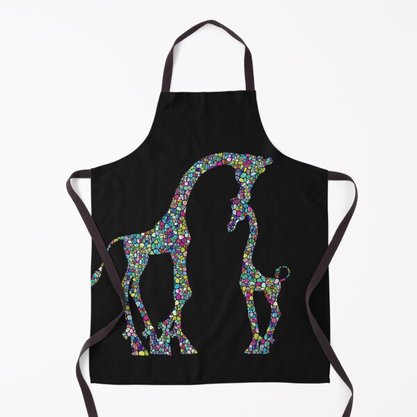 Item preview, Polyprismatic Tiled Mother And Child Giraffe Silhouette designed and sold by WowAllinOne.