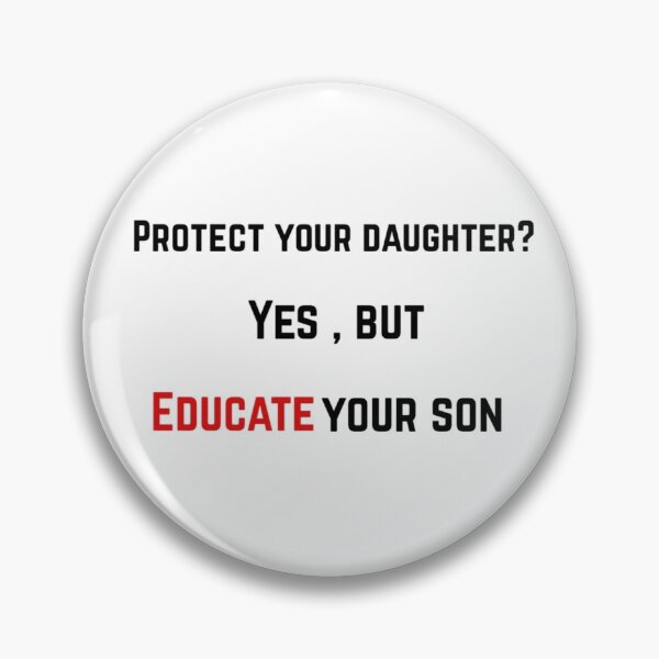Item preview,  Protect Your Daughter Educate Your Son trendy  designed and sold by ZghoulStore.