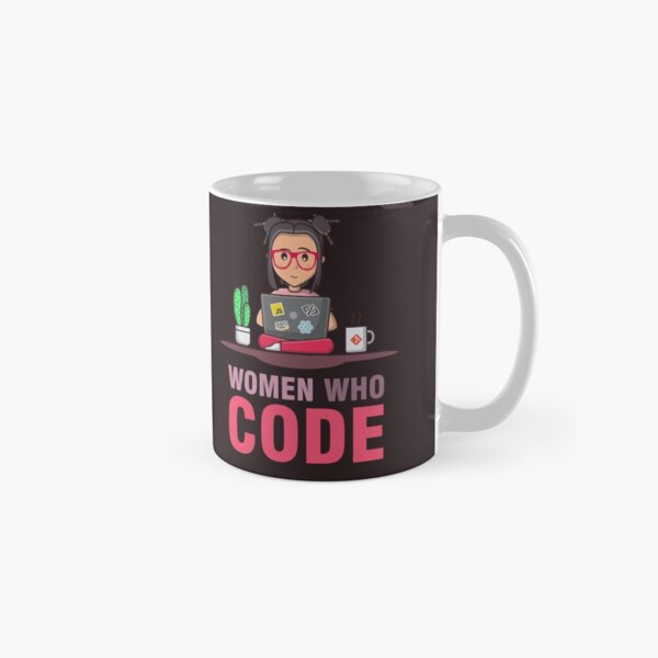 Item preview, Mujeres que codifican Javascript (oscuro) designed and sold by Devshirt.