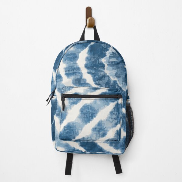 Item preview, Tie dye pattern. Hand painted indigo blue navy elements on white background designed and sold by mashmosh.