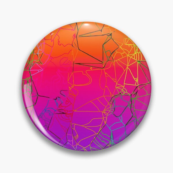 Item preview, geometric line art abstract background in purple pink orange blue designed and sold by Mrvell.