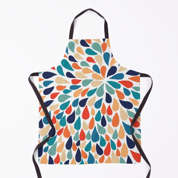 Item preview, Pinched flower Droplets - Retro palette designed and sold by REFCreative.