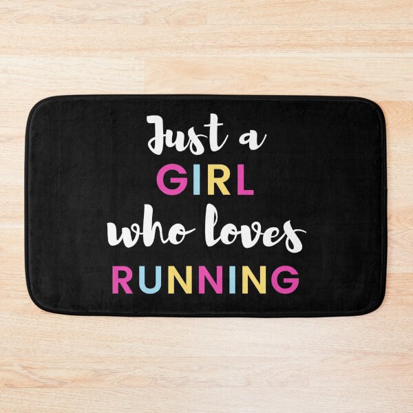 Item preview, Just a girl who loves running designed and sold by TheGreenGoat.
