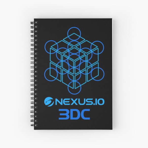 Nexus Official 3DC Blockchain Spiral Notebook