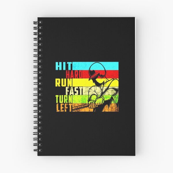 Item preview, Hit Hard Run Fast Turn Left, Baseball Funny Sport designed and sold by oussimakh.