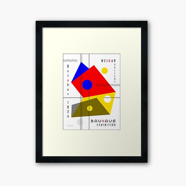 Item preview, Bauhaus Exhibition Poster 1924 VIII designed and sold by Martin Geller.