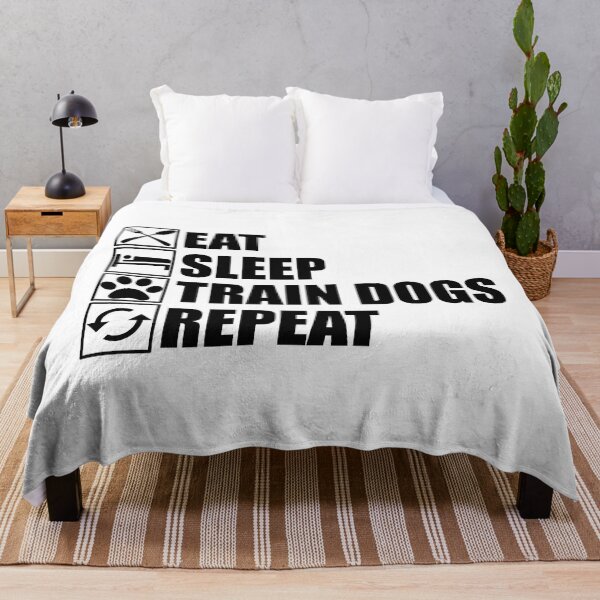 Item preview, Eat Sleep Train Dogs Repeat - Dog Trainer designed and sold by Adel Qasem.