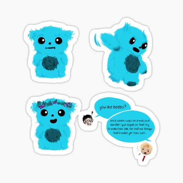 "beebo" Sticker for Sale by petricorah Redbubble