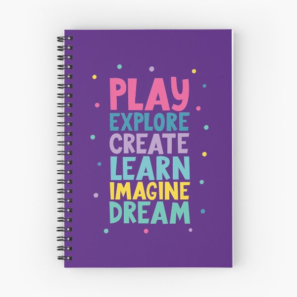 Item preview, Play, explore, create, learn, imagine, dream  designed and sold by IrinaOstapenko.