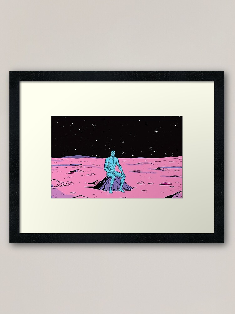 Alternate view of The Watchmen - Dr Manhattan Framed Art Print