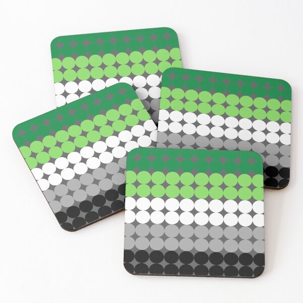 Item preview, Pride Flag Dots - Aromantic designed and sold by thesassypanda.