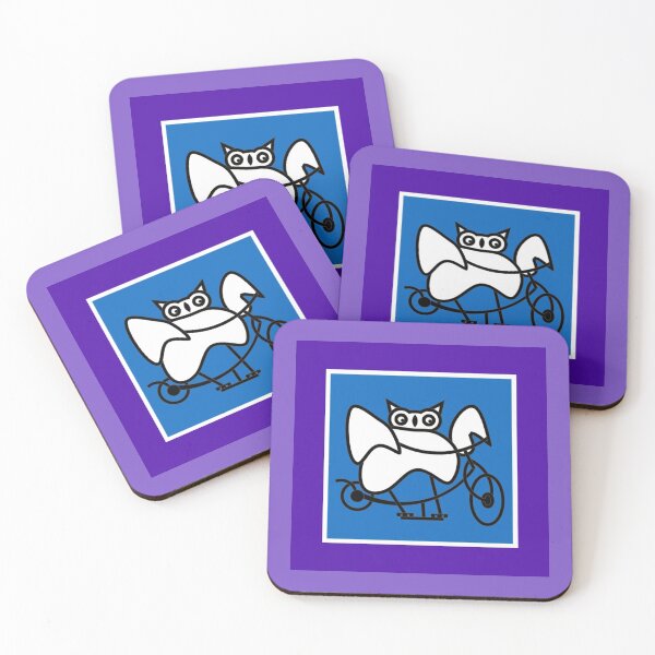 Item preview, Owl with bike, Digiart, Kidsart designed and sold by Paszkan.
