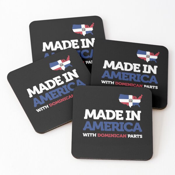 Item preview, Made in America with Dominican Parts Dominican USA Gift Fun T-Shirt designed and sold by smartrocket.