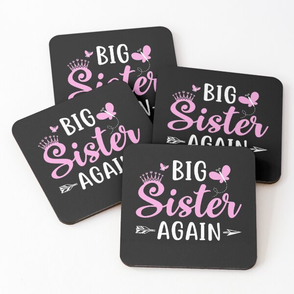 Item preview, Big Sister again Sibling Older Daughter Pregnancy Announcement  designed and sold by Best Designer.