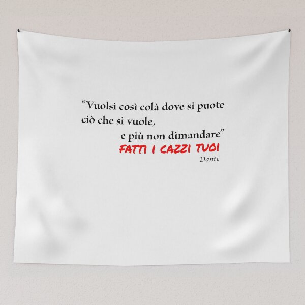 Item preview, Dante - fatti i cazzi tuoi designed and sold by Ardoq.