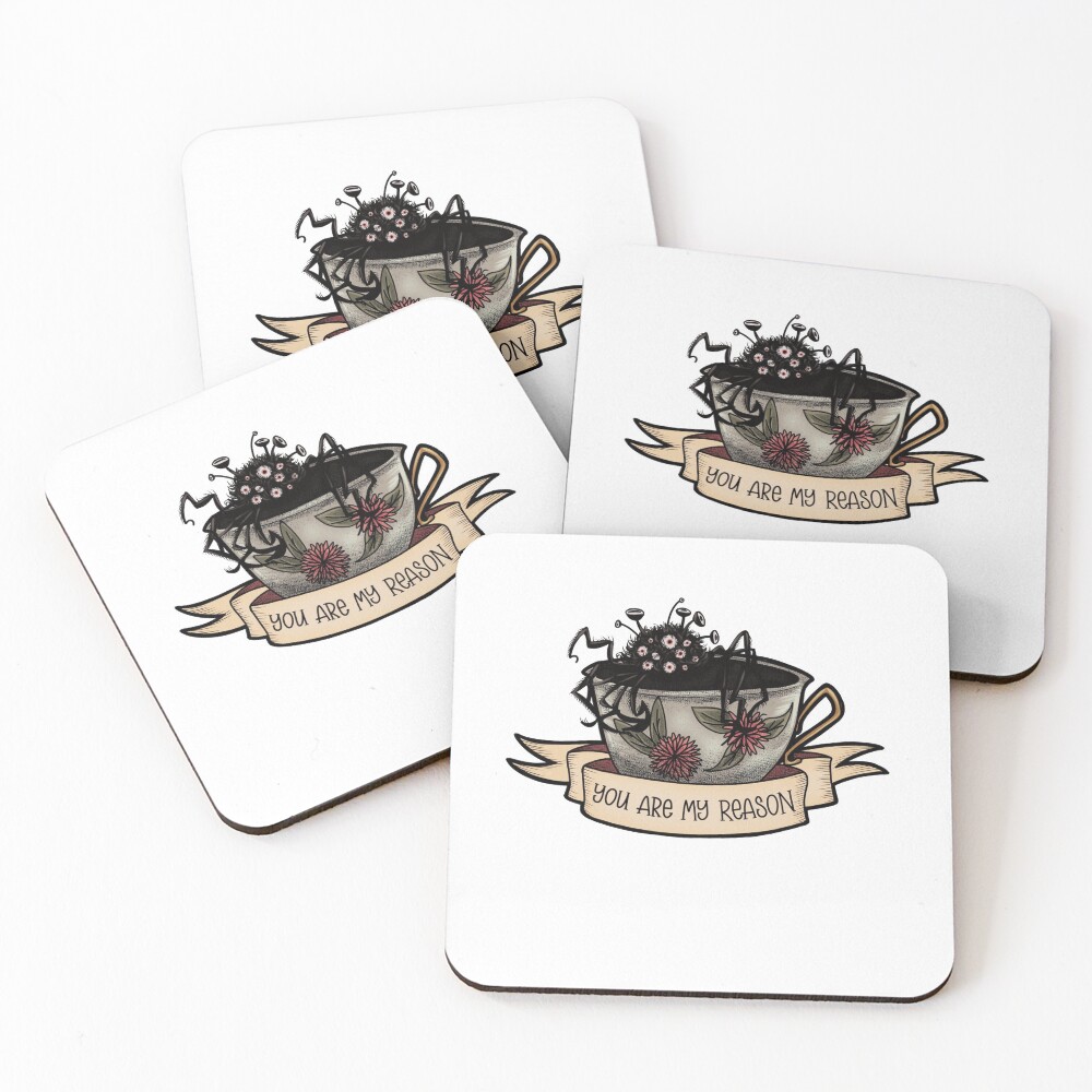 You Are My Reason Coasters (Set of 4)