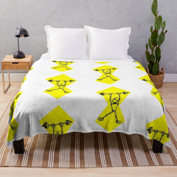 Item preview, Robot de levantamiento de pesas con estampado AMARILLO designed and sold by LiamOLC.