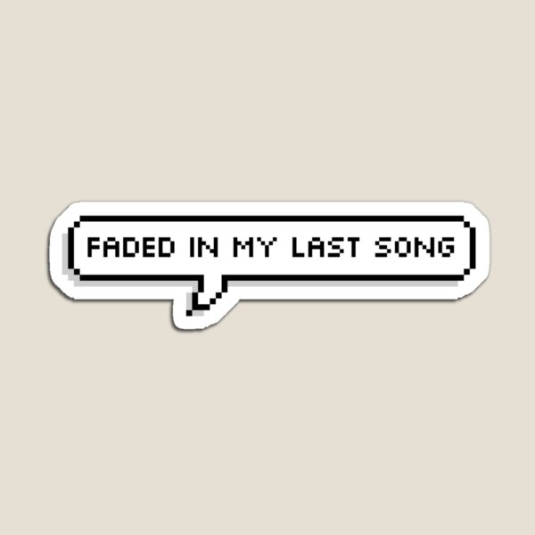 Item preview, NCT U Faded in My Last Song Pixel Speech Bubble designed and sold by Jewelsm13.