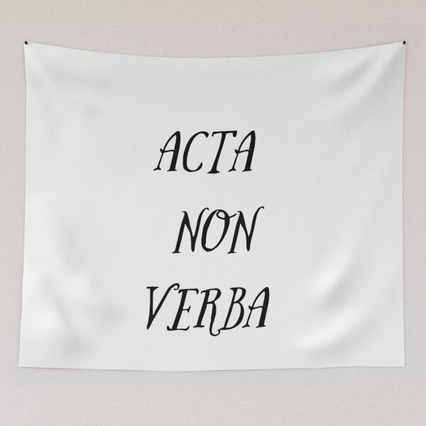 Item preview, Actions not words in Latin  designed and sold by Creativeart1974.