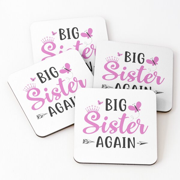 Item preview, Big Sister again Sibling Older Daughter Pregnancy Announcement  designed and sold by Best Designer.