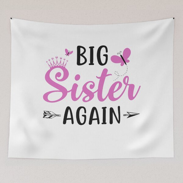 Item preview, Big Sister again Sibling Older Daughter Pregnancy Announcement  designed and sold by Best Designer.