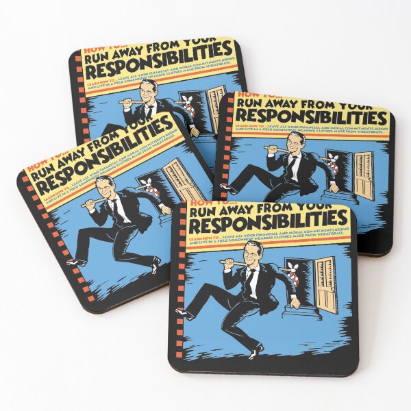 Item preview, How To... Run Away From Your Responsibilities designed and sold by Nerd Shizzle.