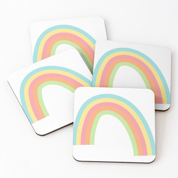 Item preview, Cute pastel rainbow designed and sold by StickersbyVW.