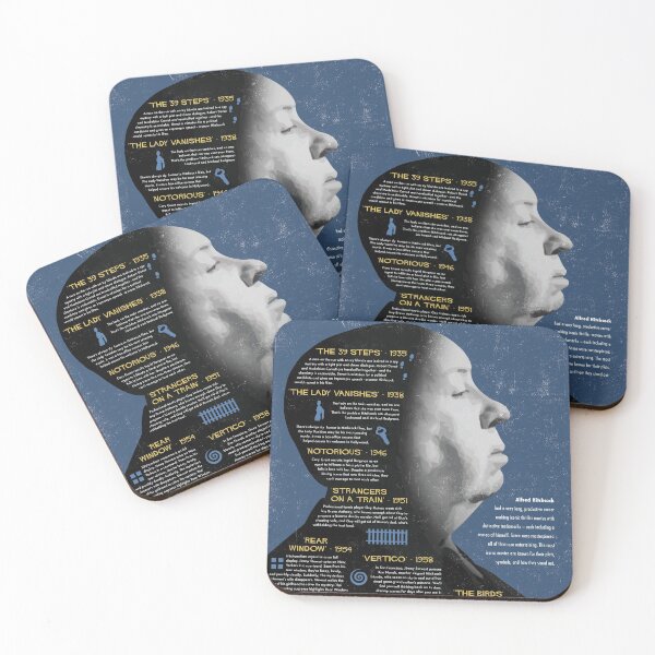 Item preview, Alfred Hitchcock's Iconic Films designed and sold by carolyn-castro.