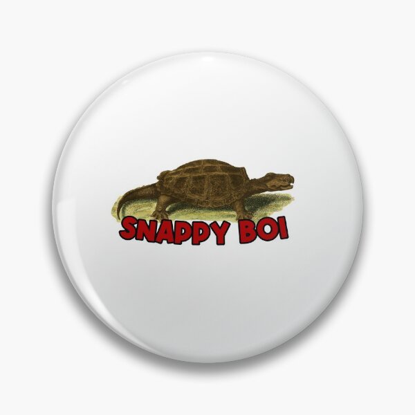 Item preview, snappy boi snapping turtle meme illustration designed and sold by Captain-Jackson.