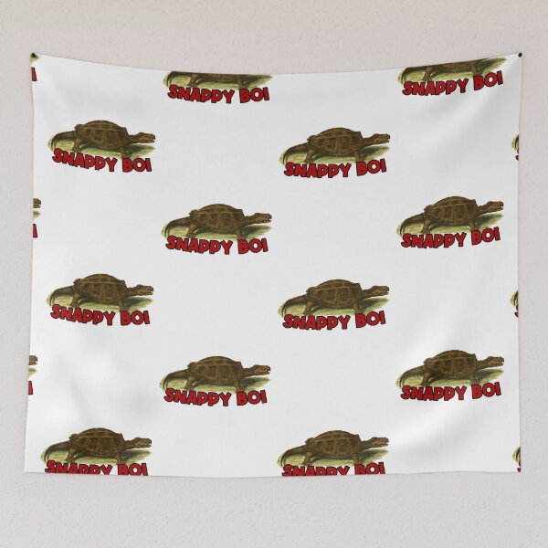 Item preview, snappy boi snapping turtle meme illustration designed and sold by Captain-Jackson.