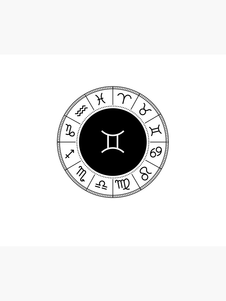 Discover Manta de Lana Géminis Horóscopo Signo del Zodiaco 152 x 203cm