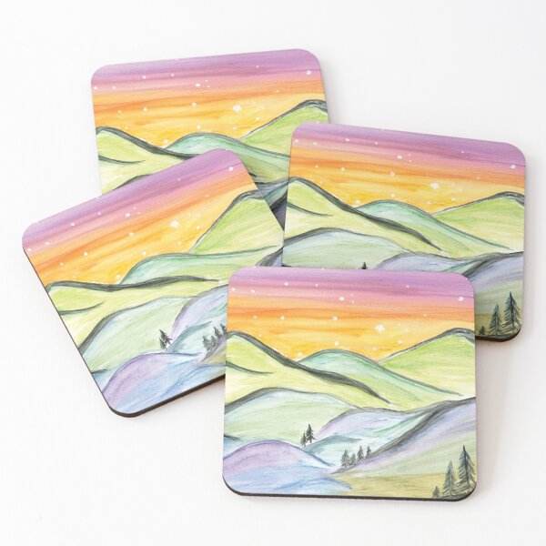 Item preview, Starlit Mountains designed and sold by Wish-N-Well.