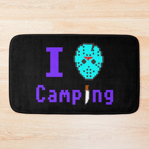 Item preview, Scary Movie Hockey Mask Camping - Slasher Movie - Halloween and Horror designed and sold by jacob-jendrey.