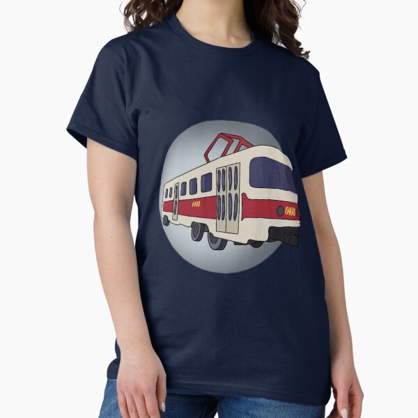 Aperçu de l'œuvre Tramway tchèque / russe, tramway rétro créée et vendue par Maria Peresypkina.