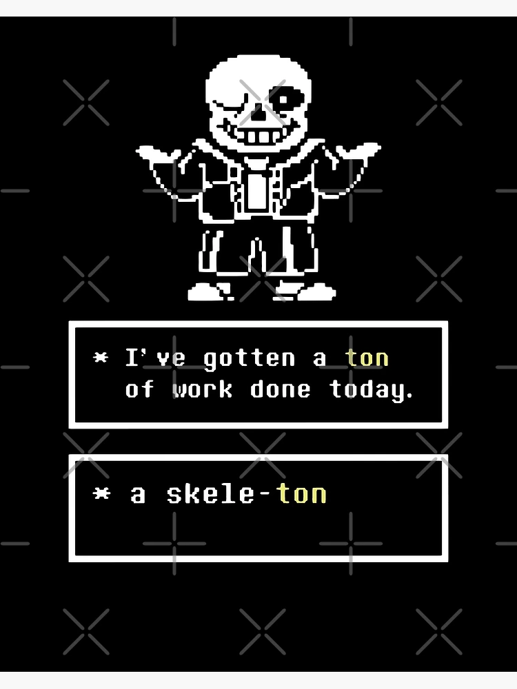 Undertale Sans Heat Poster - TeeHex