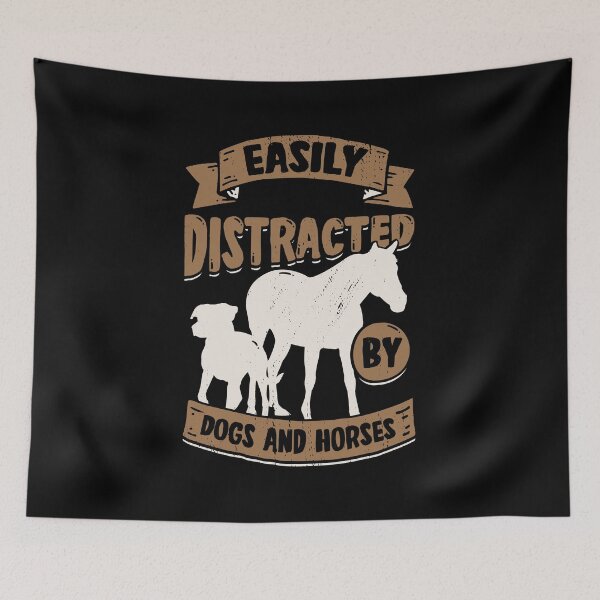 Item preview, Easily Distracted By Dogs And Horses designed and sold by Marcid95.