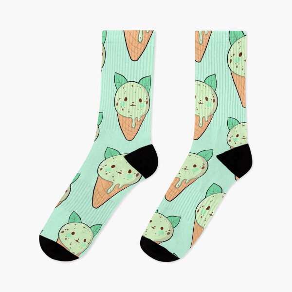 Item preview, Mint chocolate chip ice cream cat designed and sold by meg-dl.