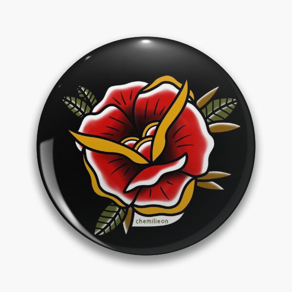 Item preview, Traditional Rose Tattoo designed and sold by chemilieon.