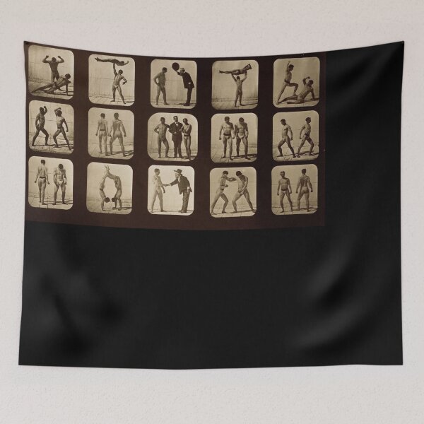 Item preview, Male Athletes Posturing, Muybridge  designed and sold by JuxtaHead.