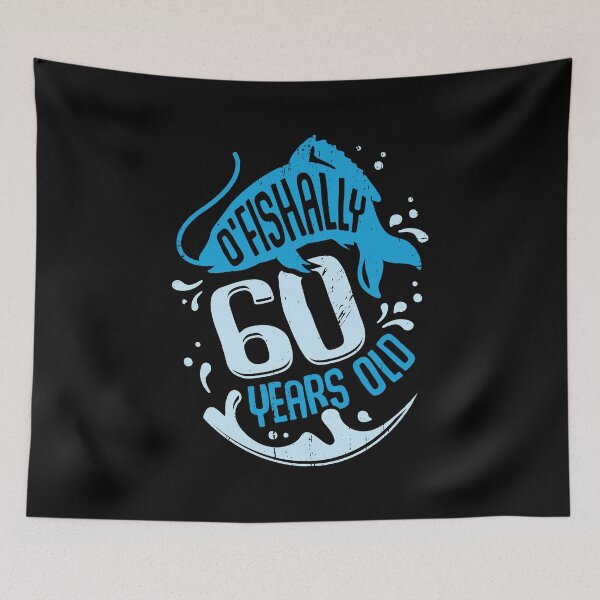 Item preview, O'Fishally 60 Years Old Fisherman Birthday Gift designed and sold by Marcid95.