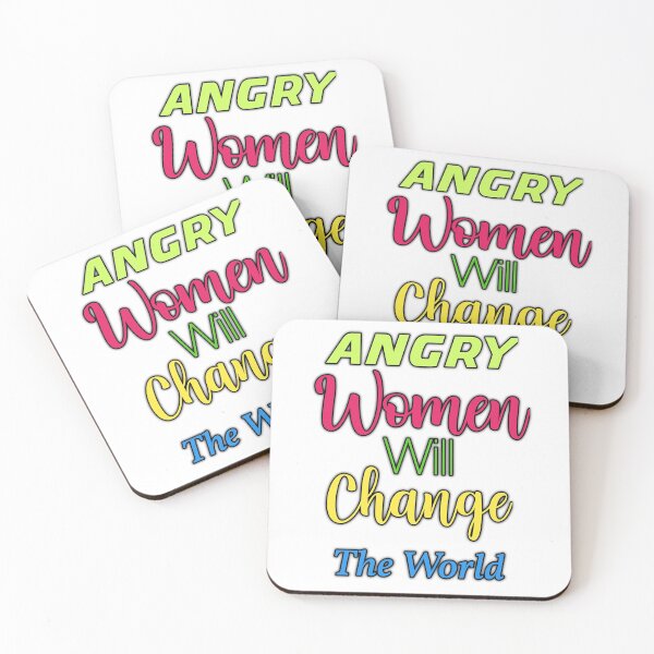 Item preview, Angry Women Will Change The World designed and sold by sasijaya.