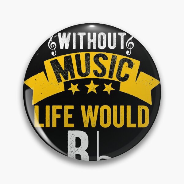 Item preview, Muscial Gift for musicians. Life would be Flat without music designed and sold by majuga.